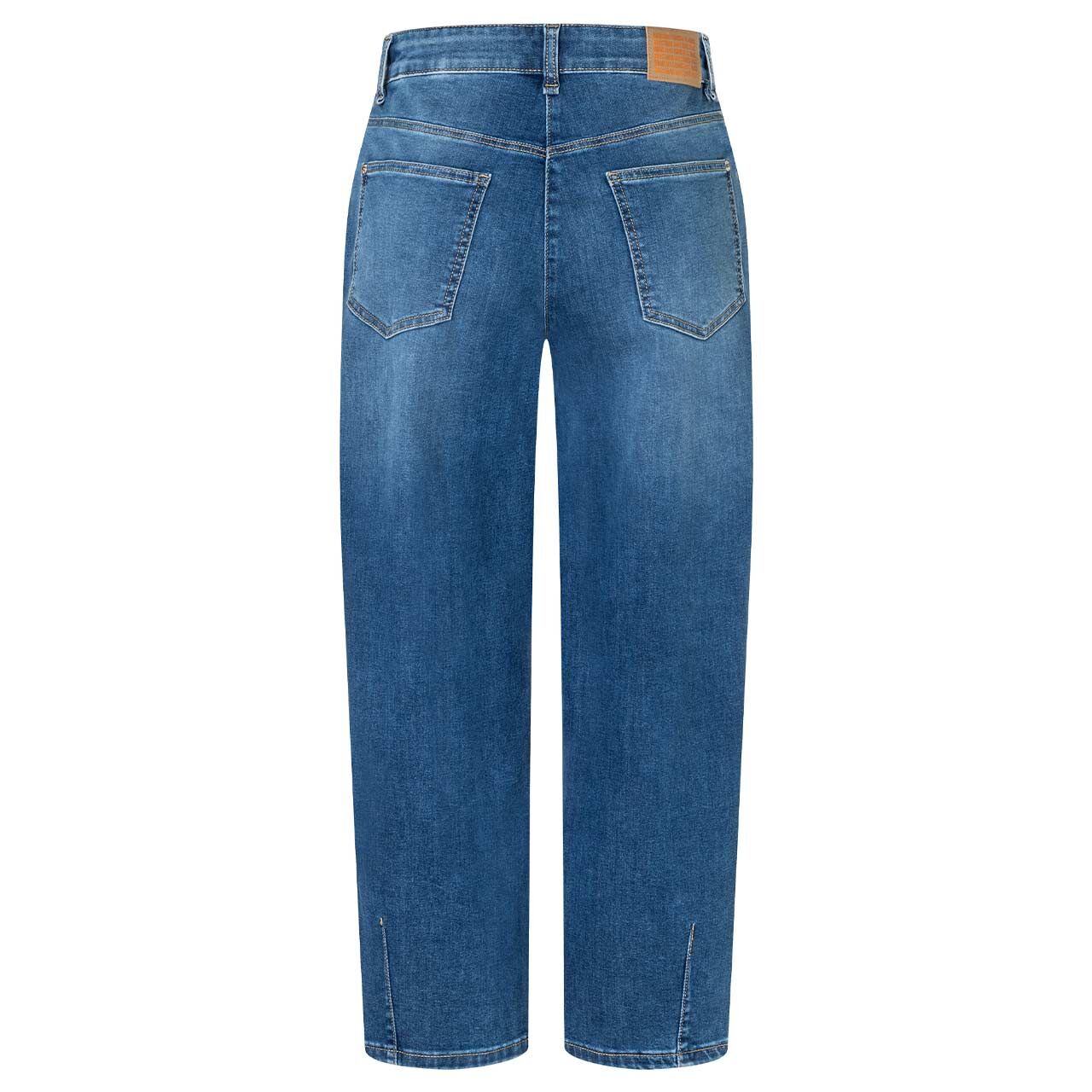 Damen 7/8 Jeans Bobbie von MAC in Blau verwaschen, Rückansicht