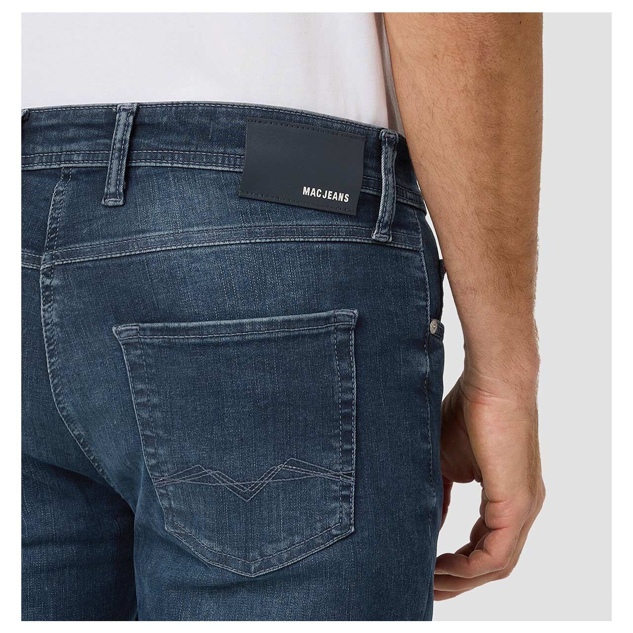 MAC Flexx Driver Jeans blue black authentic wash