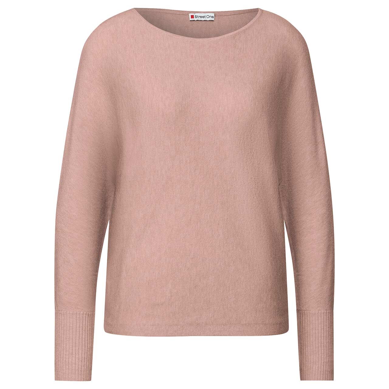Street One Damen Pullover U-Boat Dolman faded rose melange 