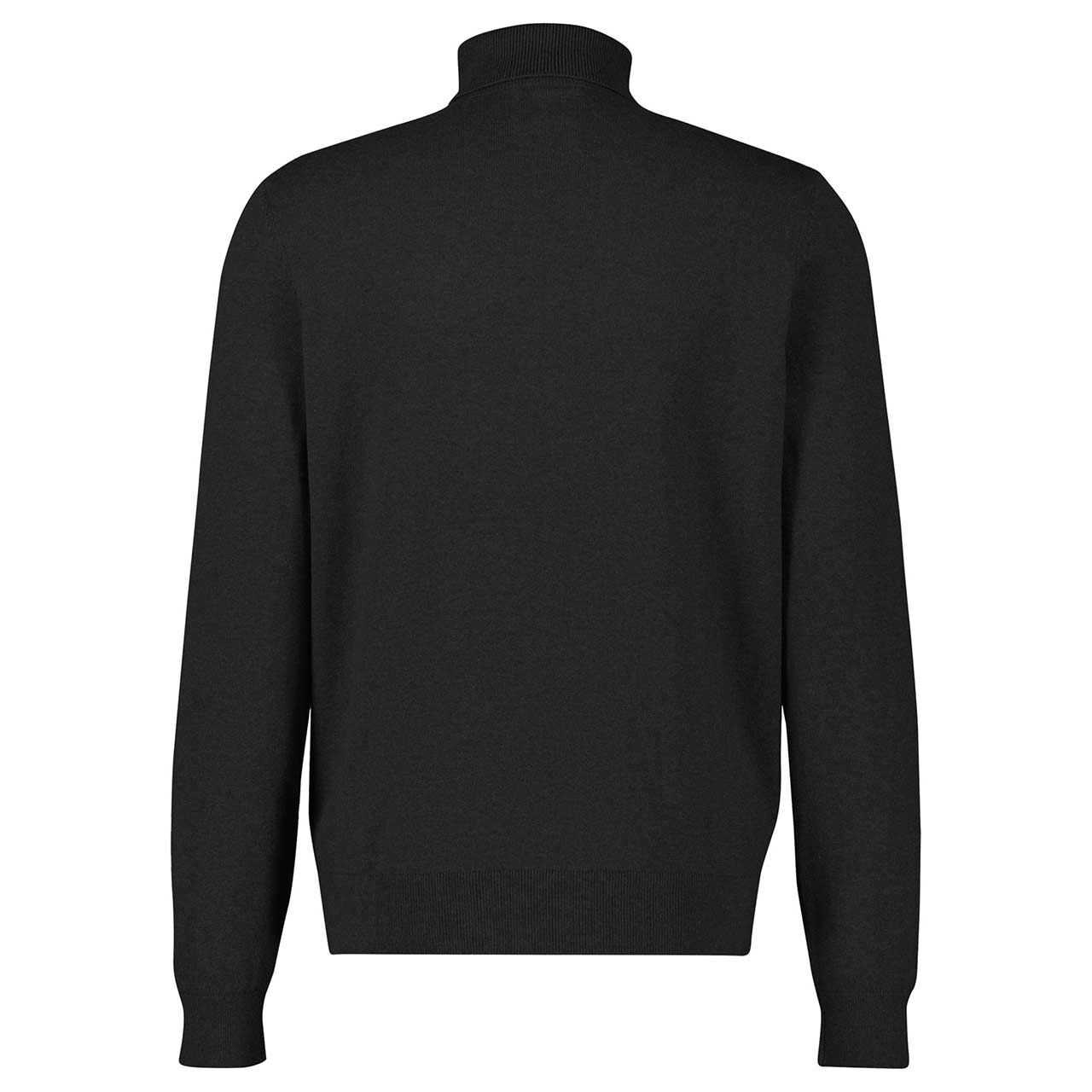 Herren Rollkragen Pullover von Lerros in Schwarz, Rückansicht