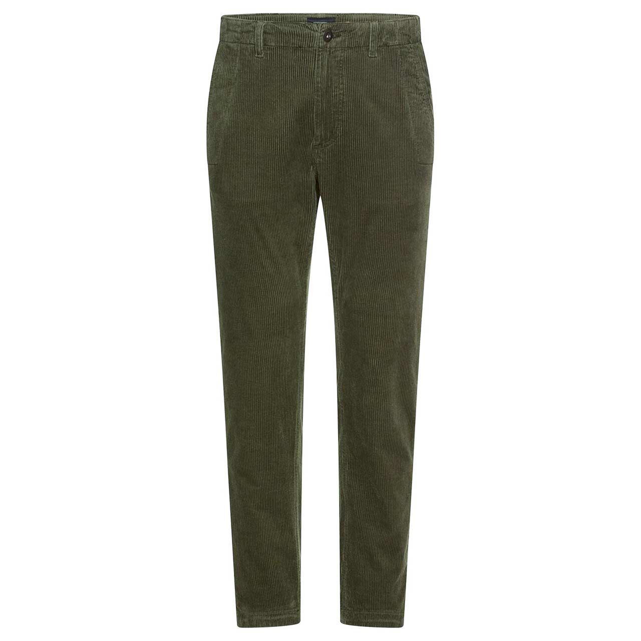 Herren Chino Cordhose Houston von Camel active in Dunkelgrün, Vorderansicht