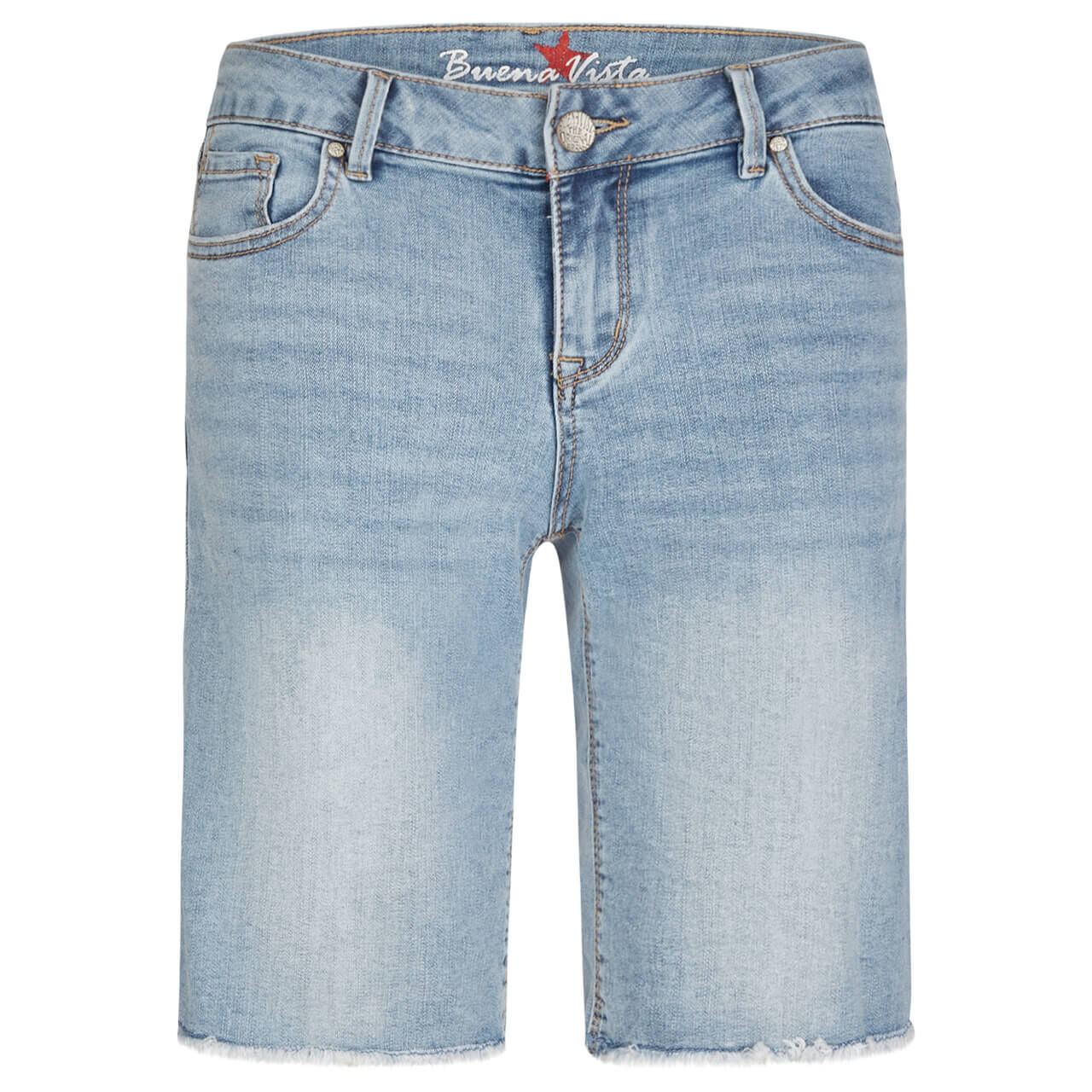 Buena Vista Italy-Short Stretch Denim Jeans used blue