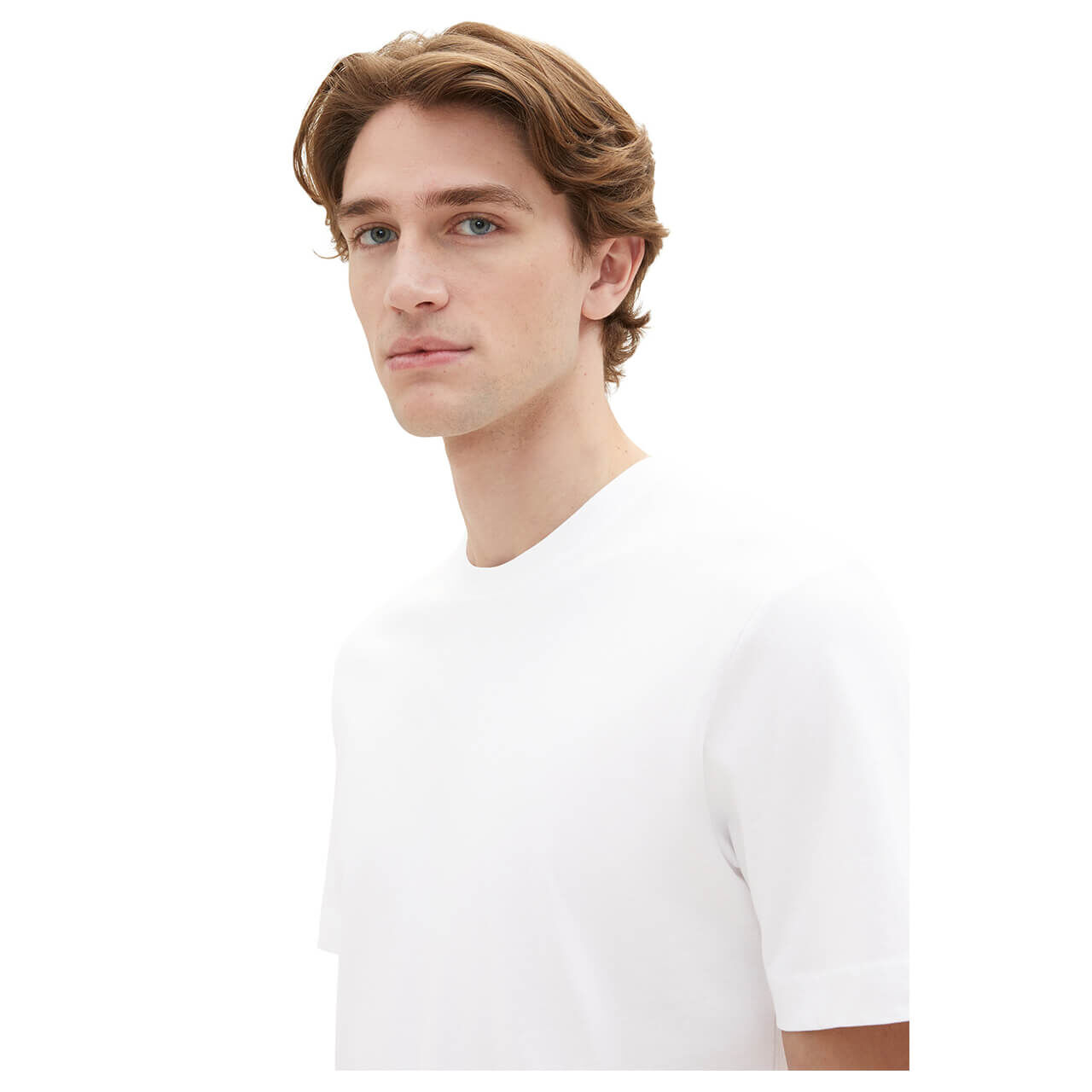 Tom Tailor Herren T-Shirts smart white