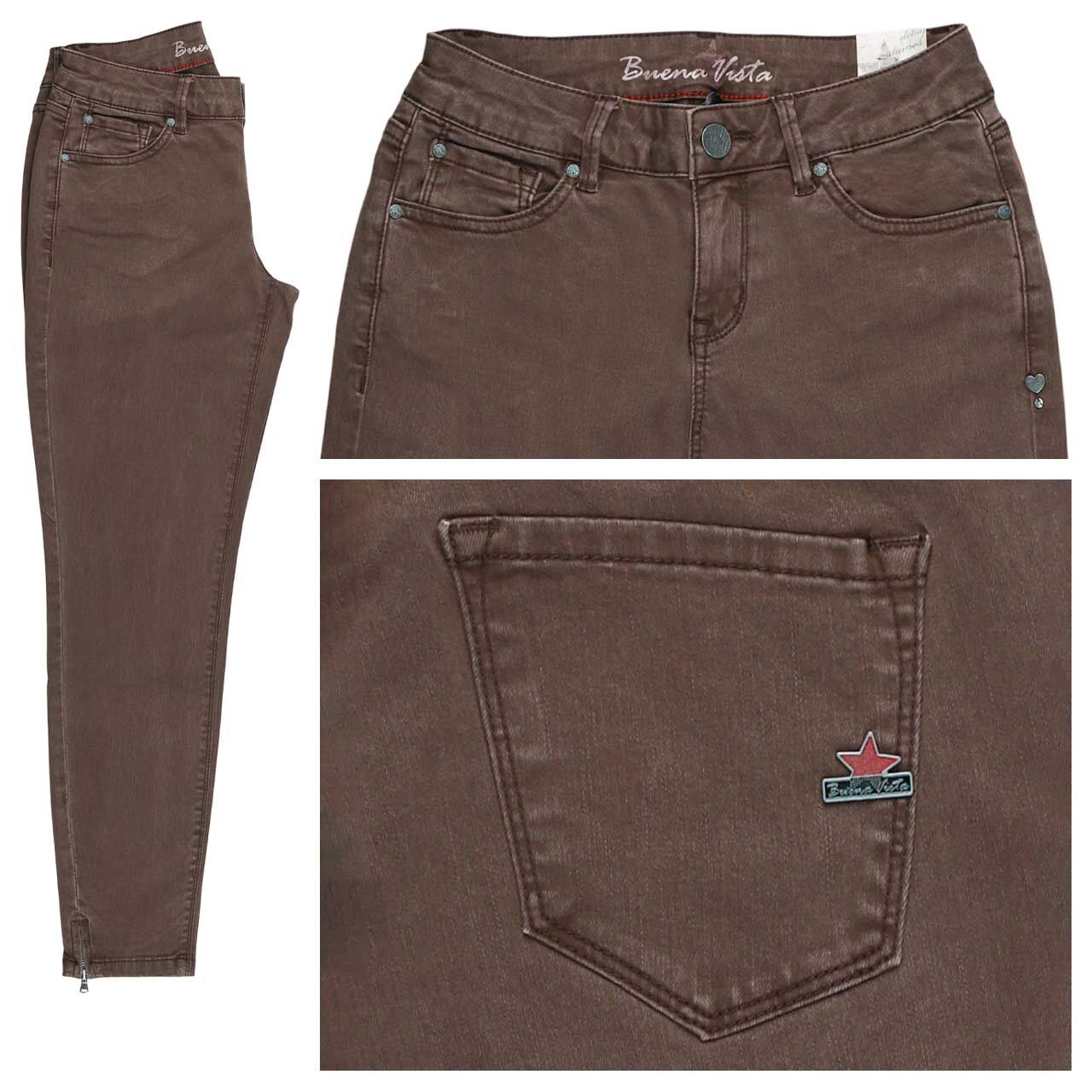 Buena Vista Italy V 7/8 Stretch Twill Baumwollhose kaffee