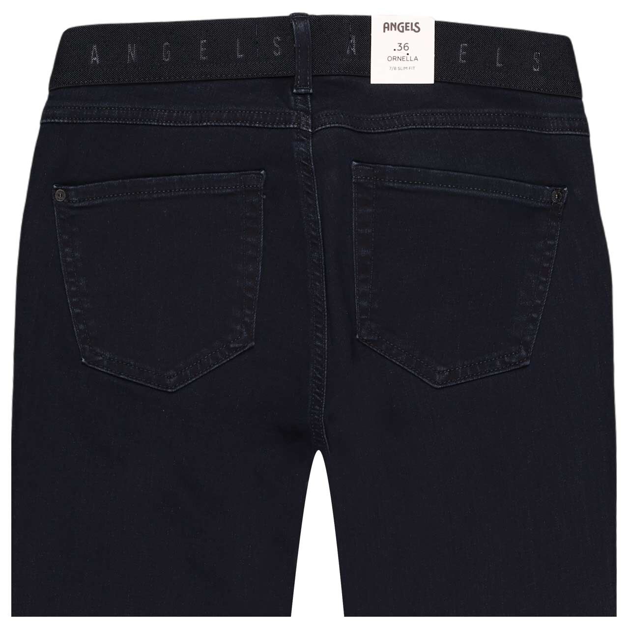 Damen 7/8 Jeans Ornella Sporty von Angels in Dunkelblau, detaillierte Rückansicht