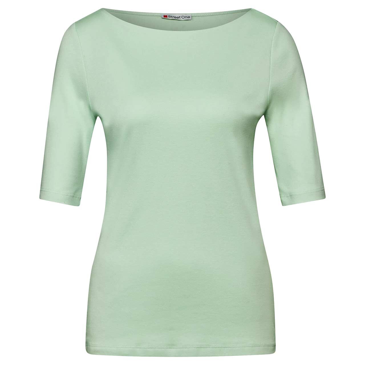 Street One Damen T-Shirt Lanea milky green