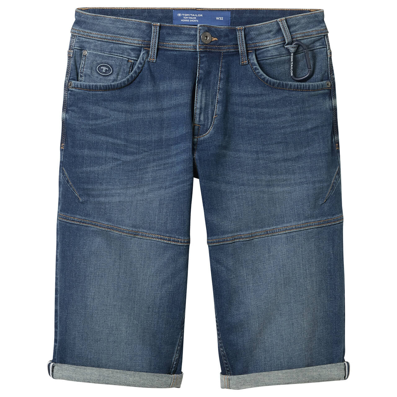 Tom Tailor Morris Overknee 3/4 Jeans  tinted blue denim