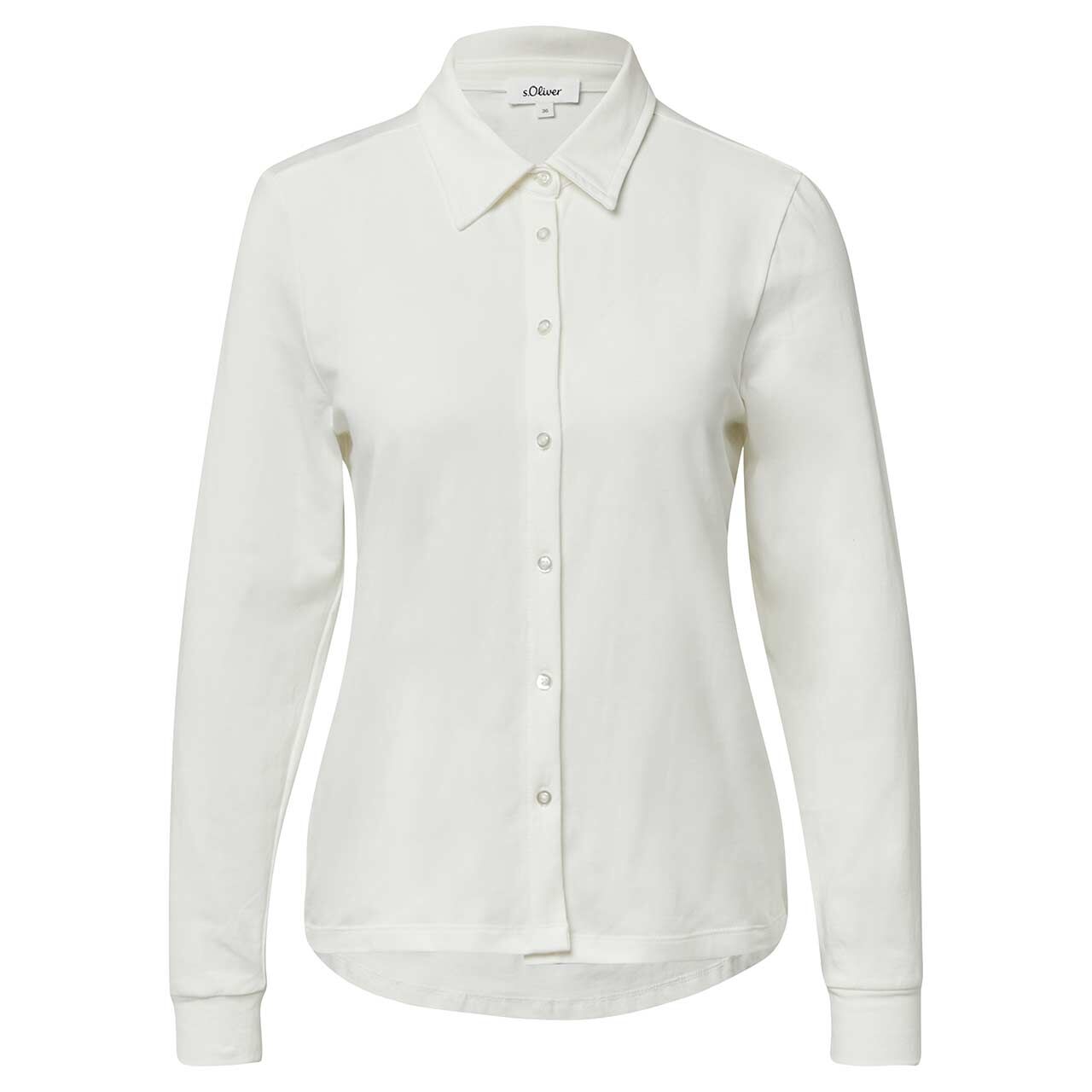 s.Oliver Damen Langarm Bluse classic off white