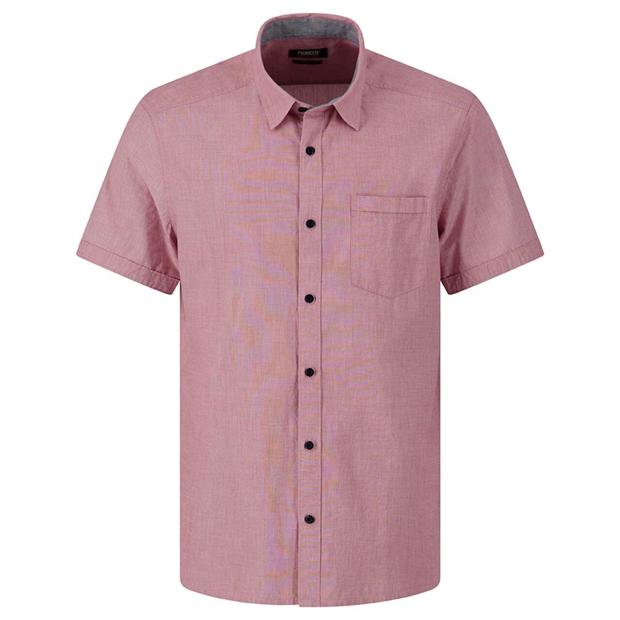 Pioneer Herren 1/2 Arm Hemd garnet red