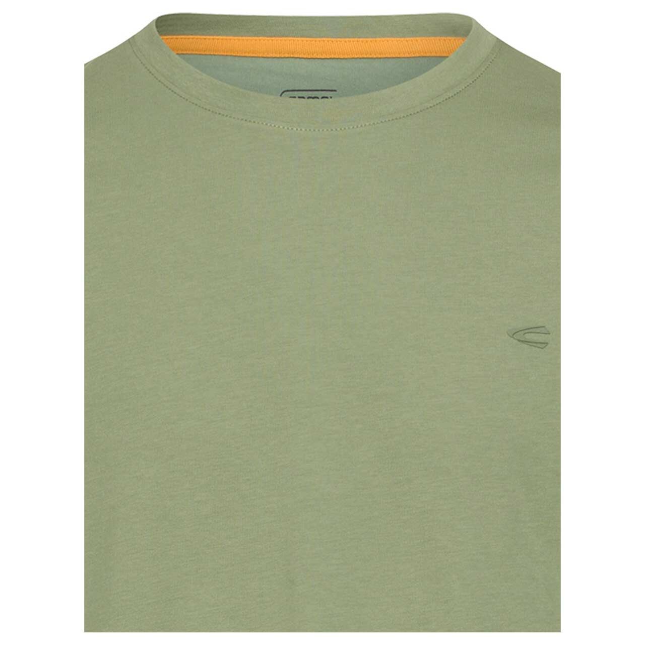 Herren T-Shirt von Camel active in Grün, detaillierte Vorderansicht