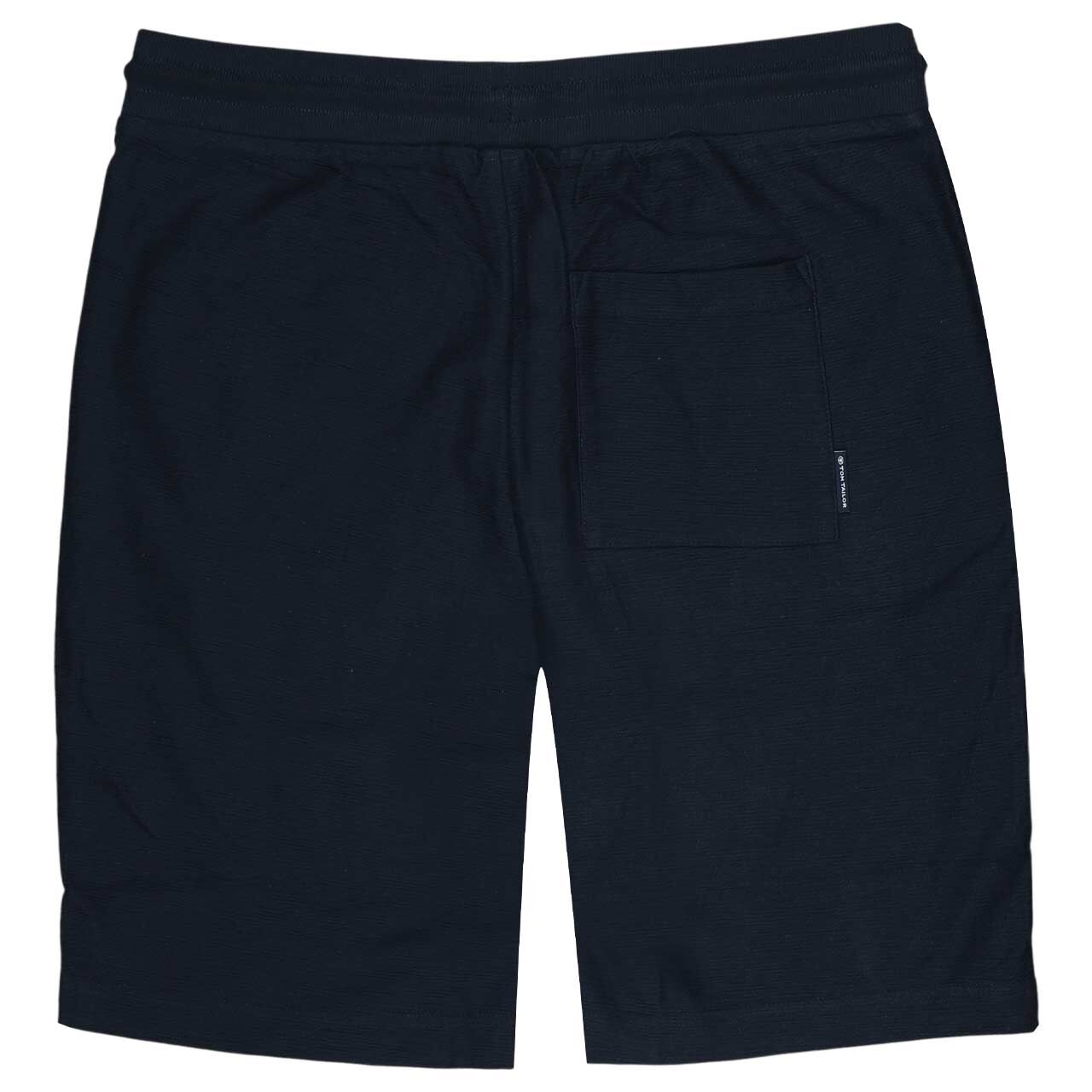 Herren Structured Shorts von Tom Tailor in Dunkelblau, Vorderansicht