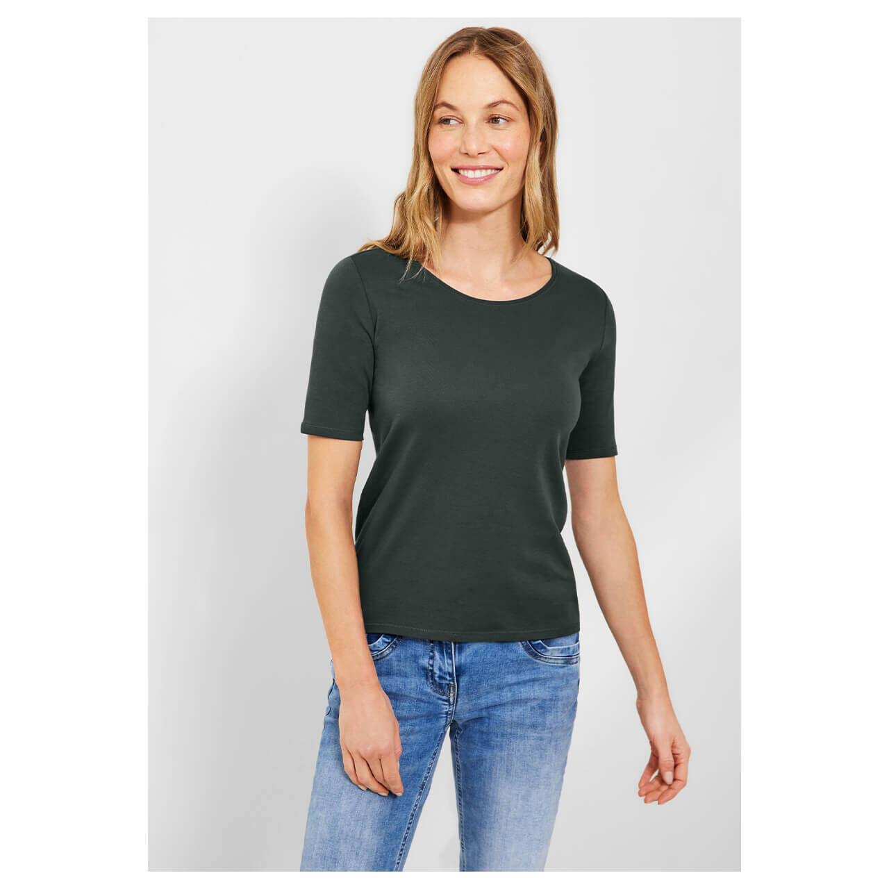Cecil Lena T-Shirt easy khaki Cecil Lena T-Shirt easy khaki
