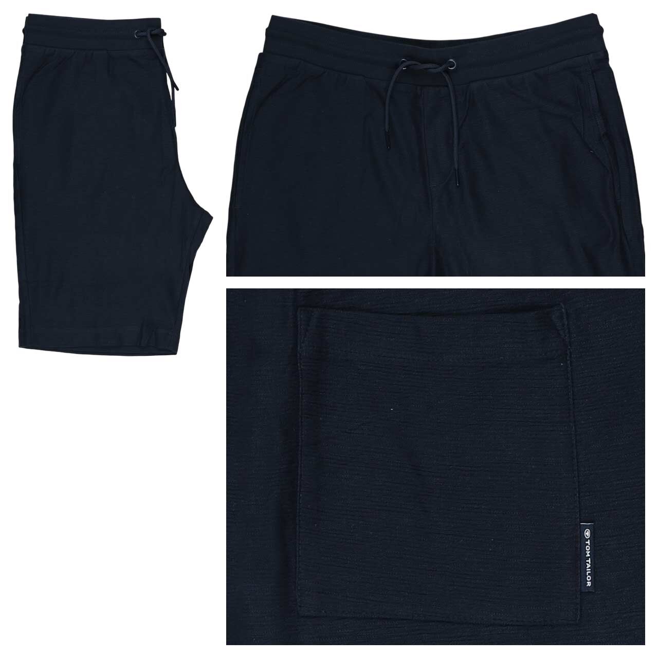 Tom Tailor Structured Shorts sky captain blue