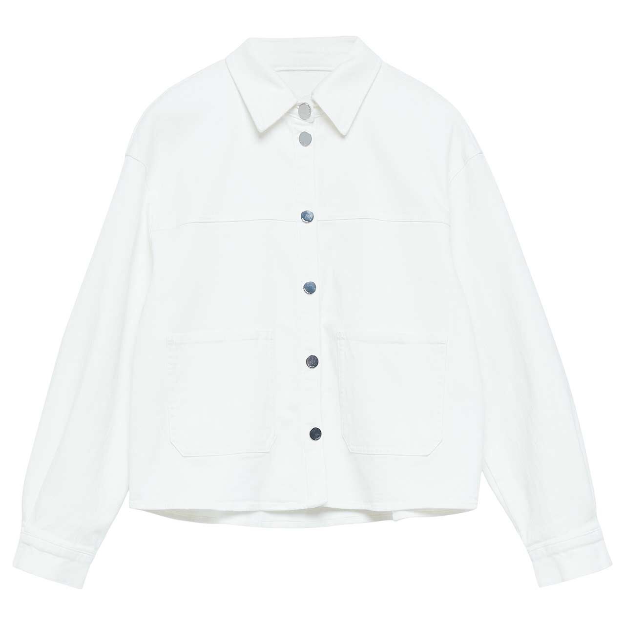 Comma Damen Jeansjacke white