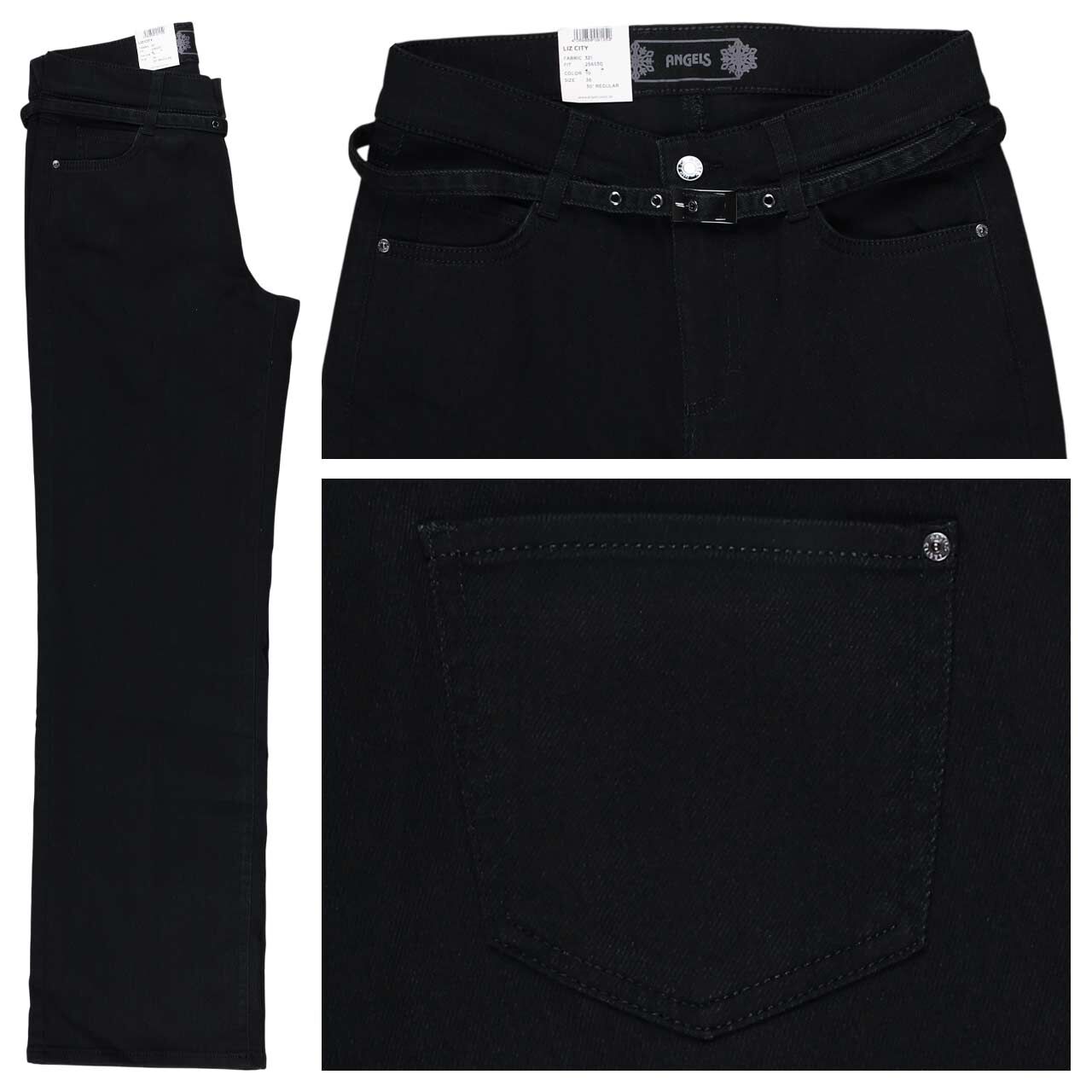 Angels Liz City Jeans black thermo denim