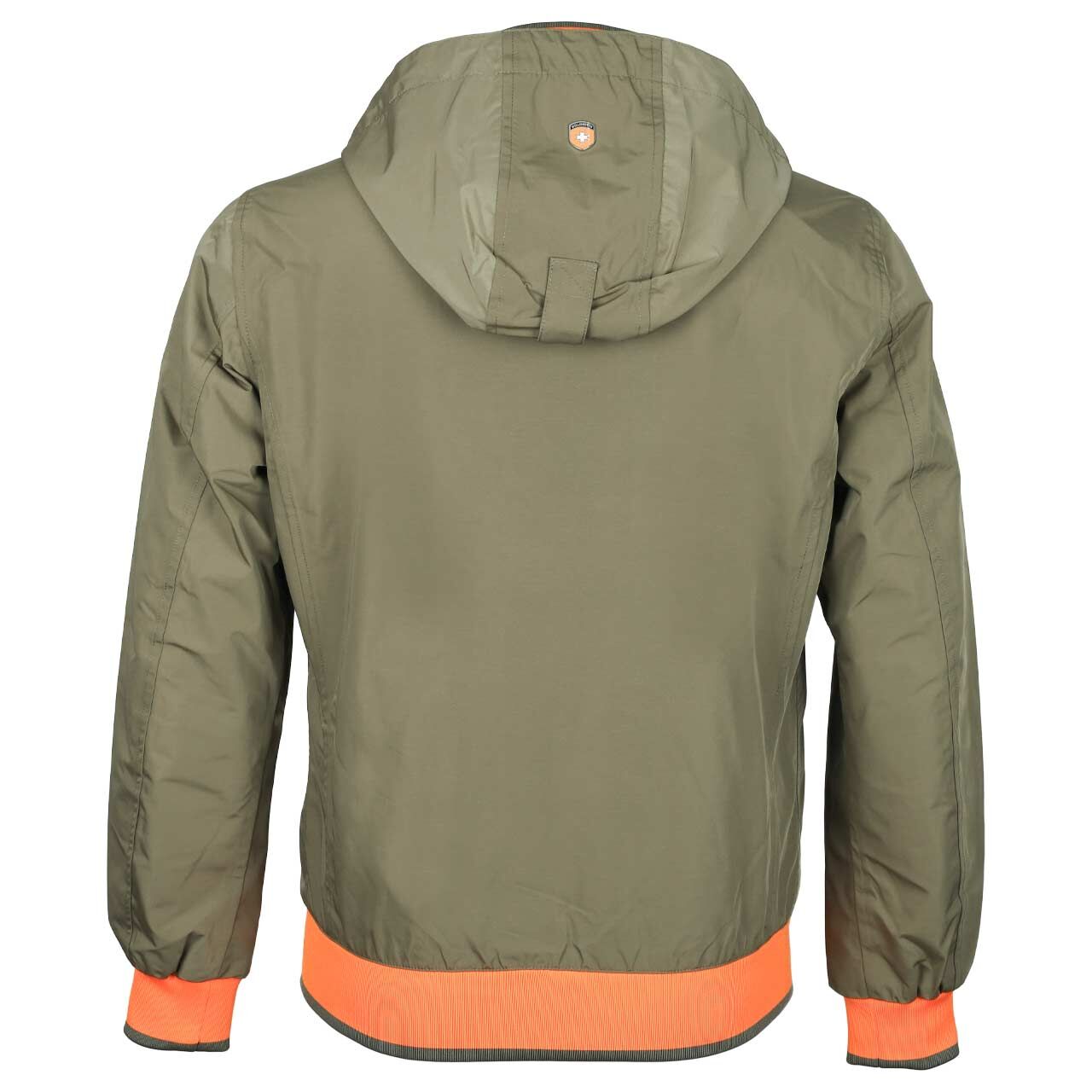 Herren Jacke College Sport Men von Wellensteyn in Olivgrün, Rückansicht