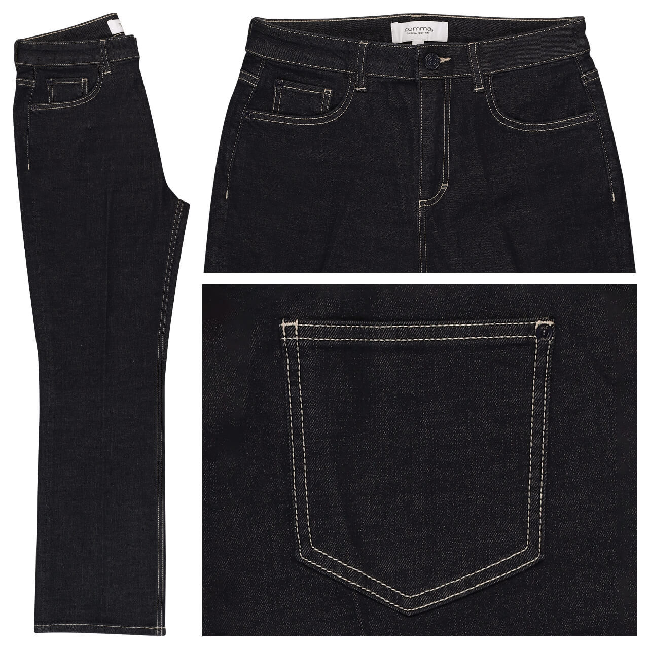 Comma Easy Kick Damen 7/8 Jeans deep blue Comma Easy Kick Damen 7/8 Jeans deep blue