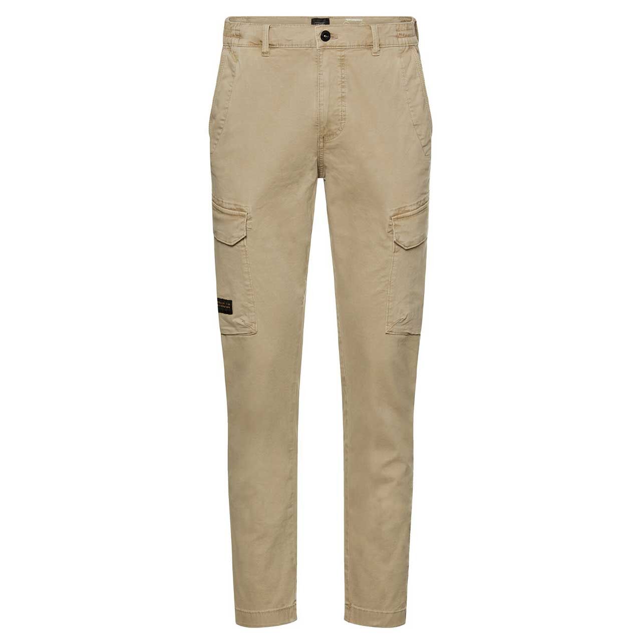 Herren Baumwollhose Houston von Camel active in Hellbeige, Vorderansicht