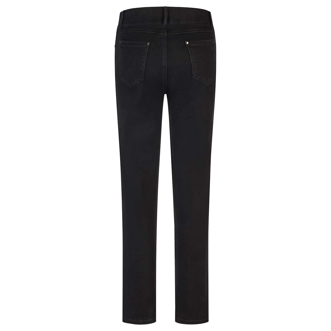 Stretch Damenjeans Angelika von Anna Montana in Schwarz, Rückansicht