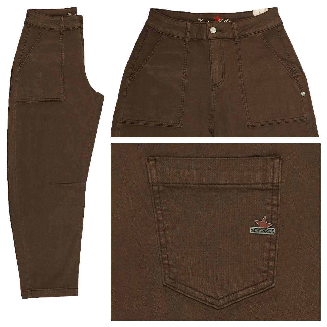 Buena Vista Barrel Worker 7/8 Jacquard Twill Hose kaffee