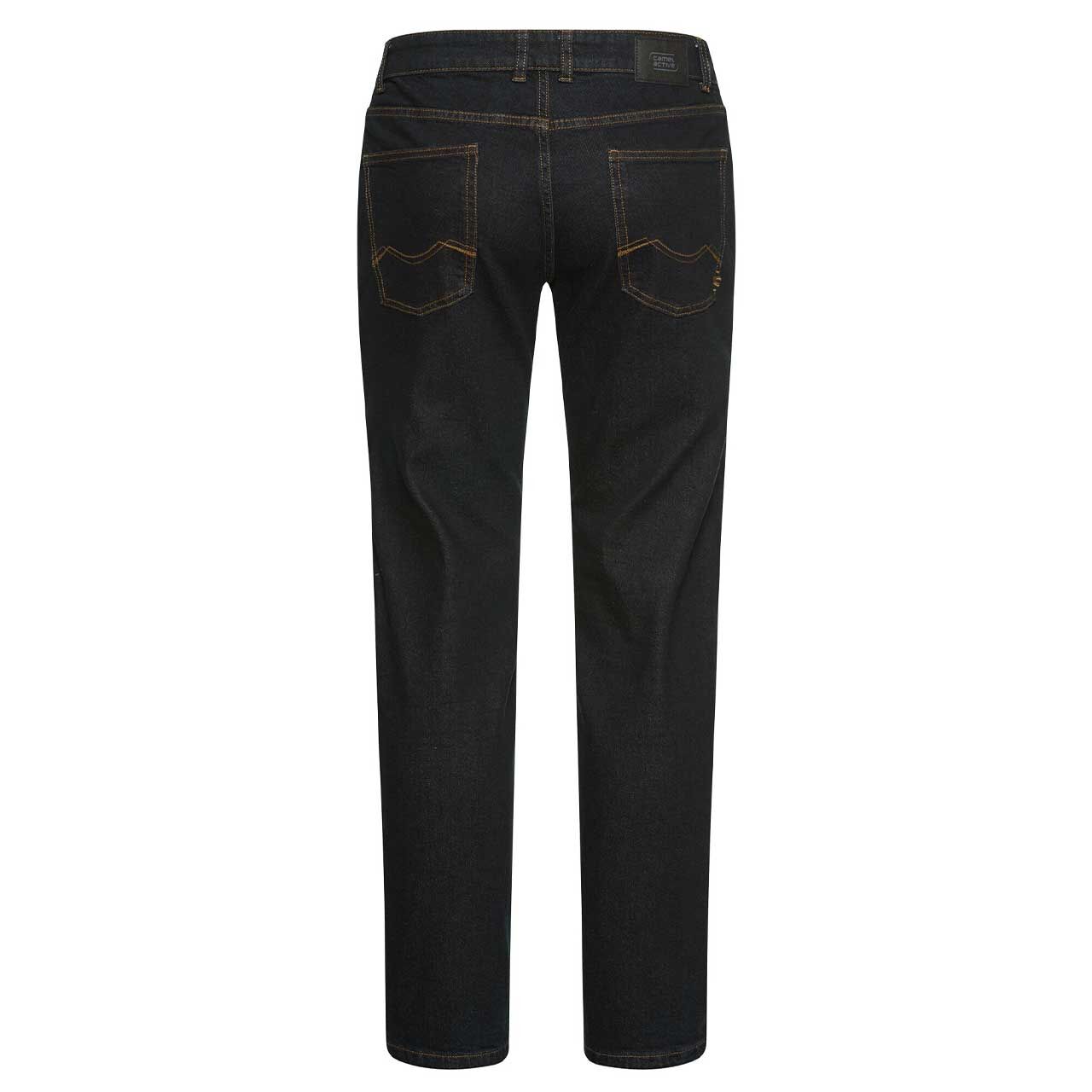 Herrenjeans Stretch Houston von Camel active in Dunkelblau, Rückansicht