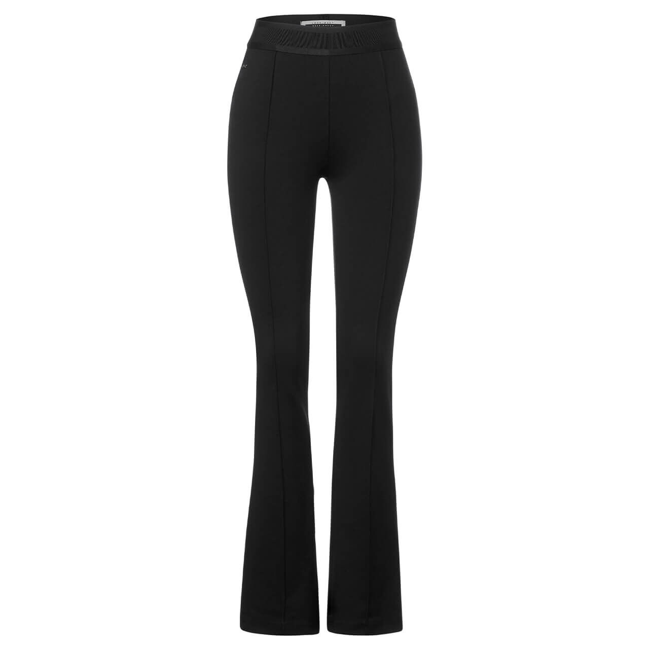 Street One Hope Bootcut Hose total black Street One Hope Bootcut Hose total black