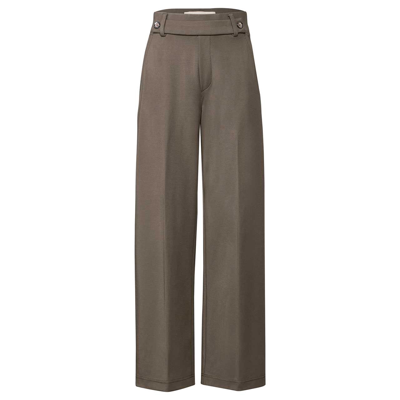 Street One Straight Leg Hose muddy brown