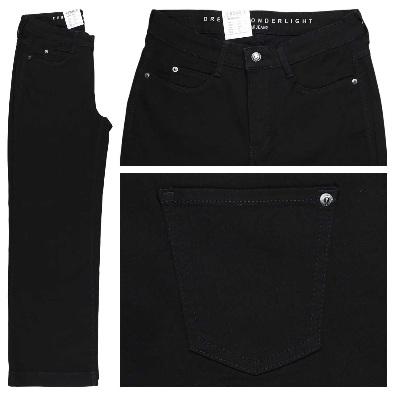 MAC Dream Wide Jeans black black wonderlight