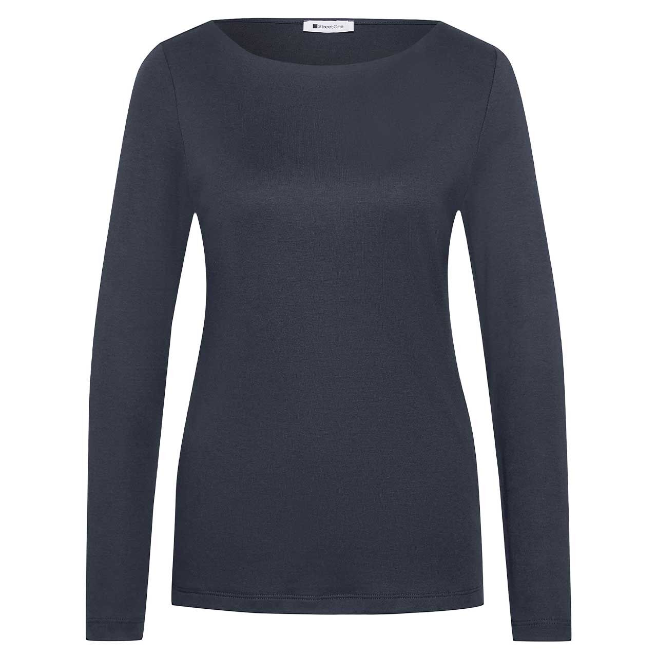 Street One Damen Langarm Shirt Lanea indigo night