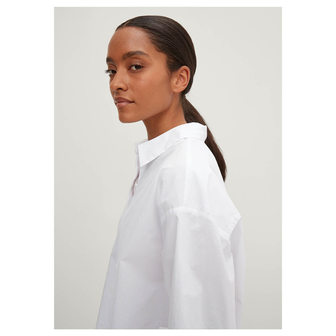 Comma Boxy Bluse für Damen in Weiß, FarbNr.: 0100