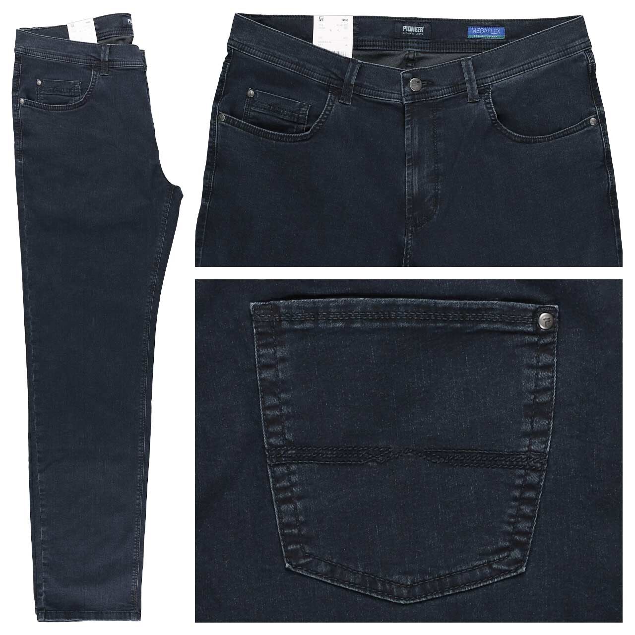 Pioneer Rando Jeans Megaflex blue black stonewash