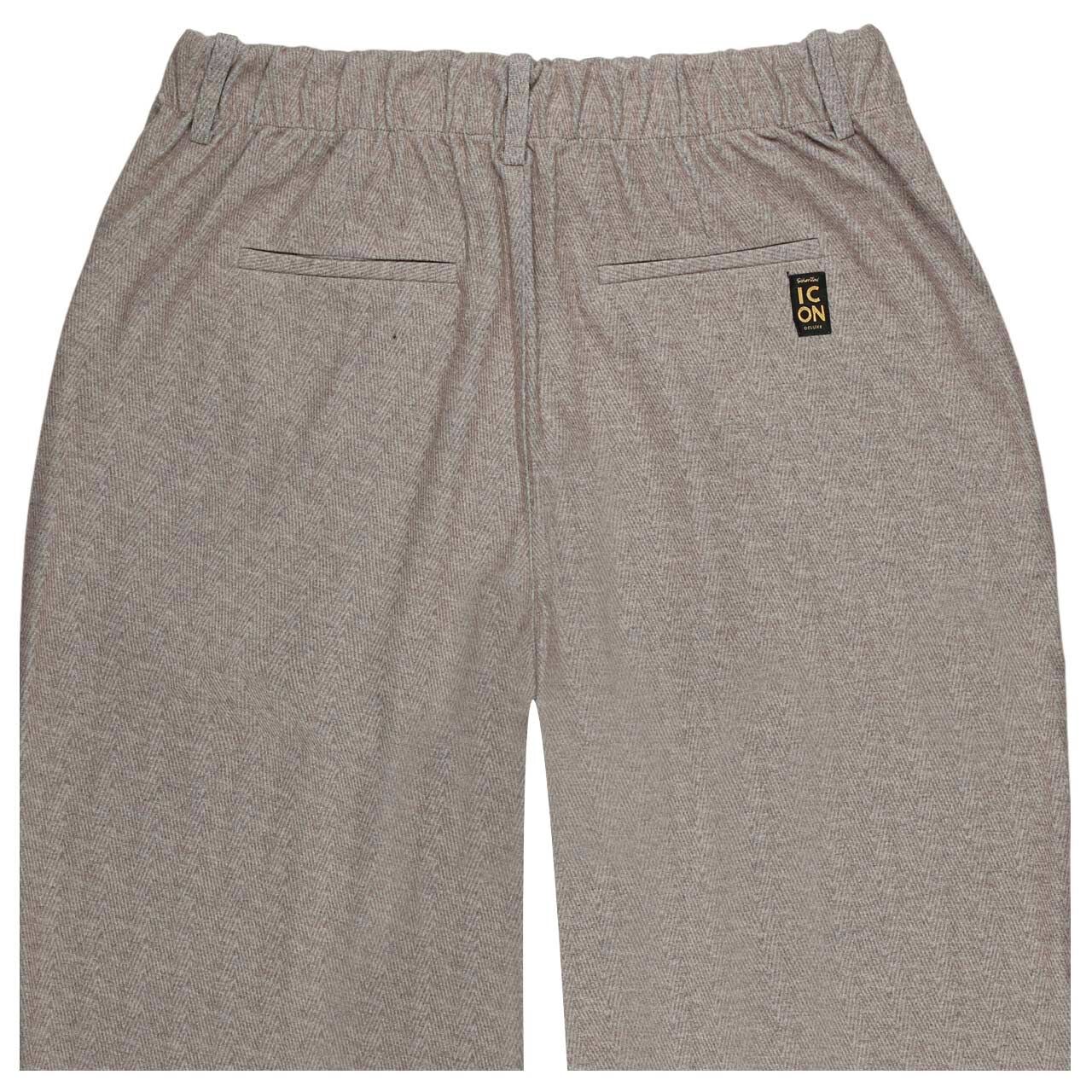 Damen 7/8 Hose Ipanema von Senoritas ICON in Beige mit Print, detaillierte Rückansicht