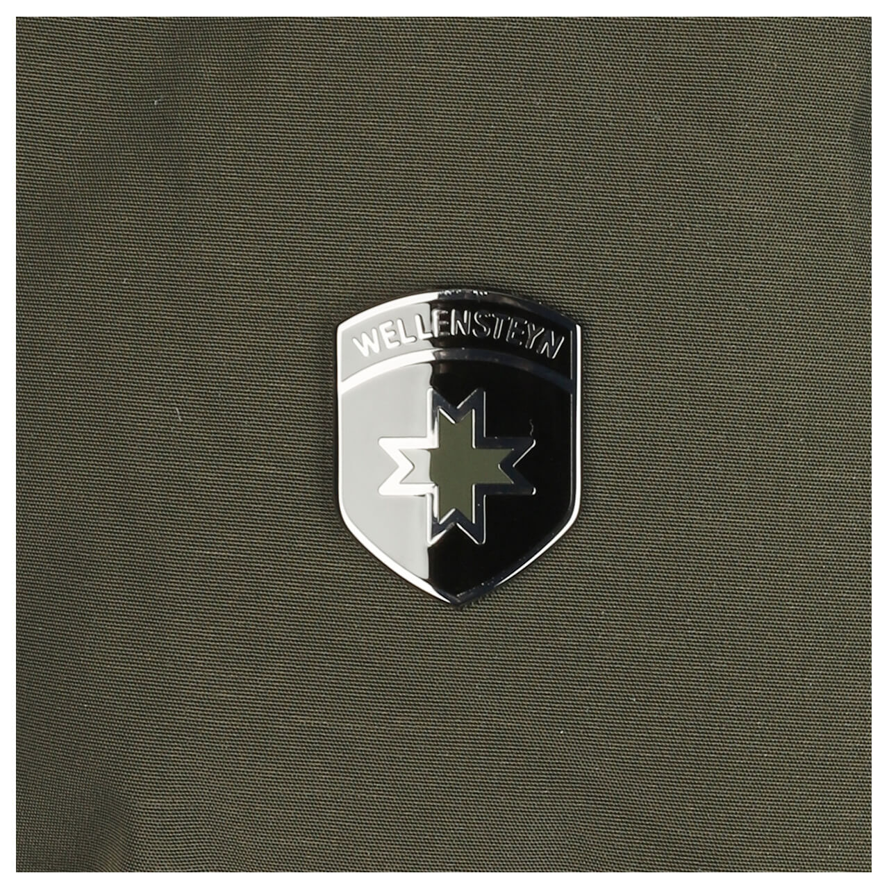 Herren Jacke Seamaster von Wellensteyn in Dunkelgrün, Logo