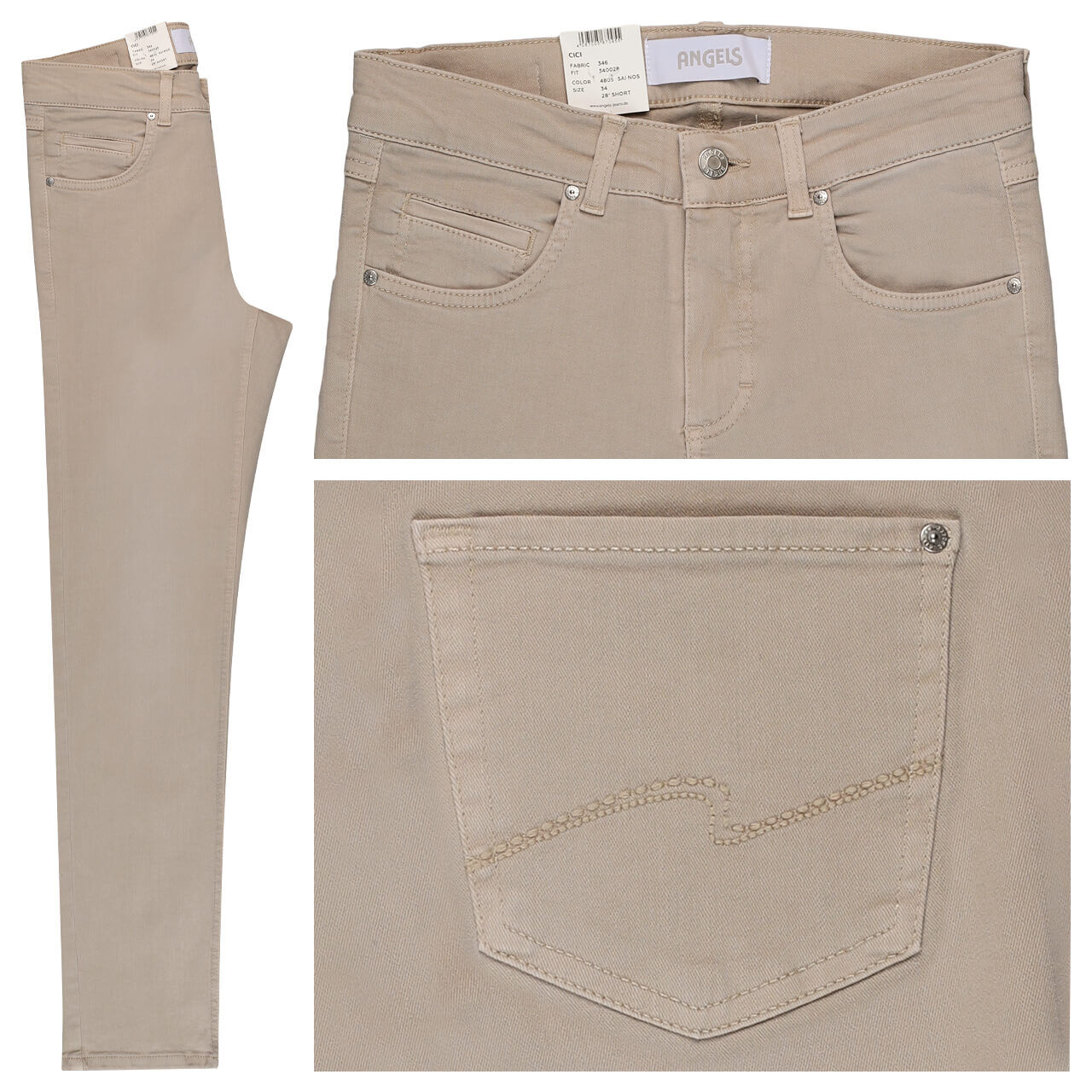 Angels Cici Jeans beige used Angels Cici Jeans beige used