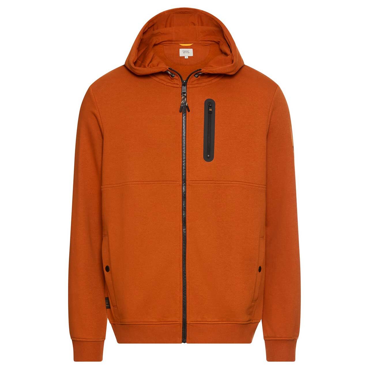 Camel active Herren Hoodie Sweatjacke cinnamon orange