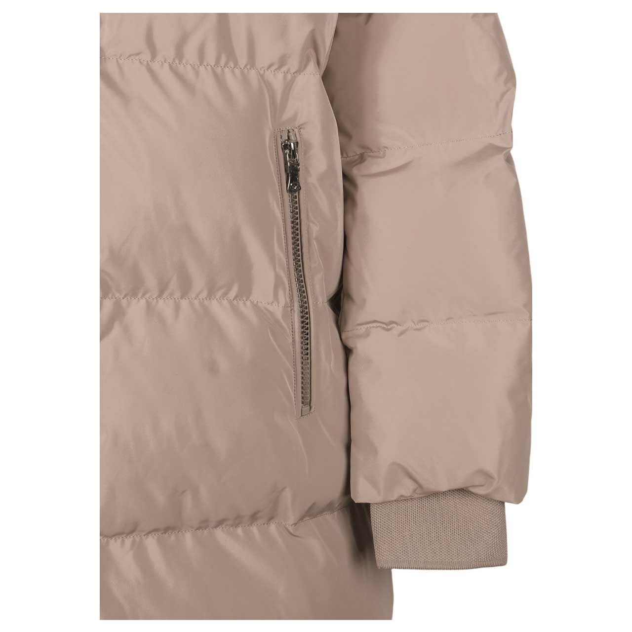 Damen Jacke Boutique Extra Long von Wellensteyn in Hellbeige, Detailansicht Tasche