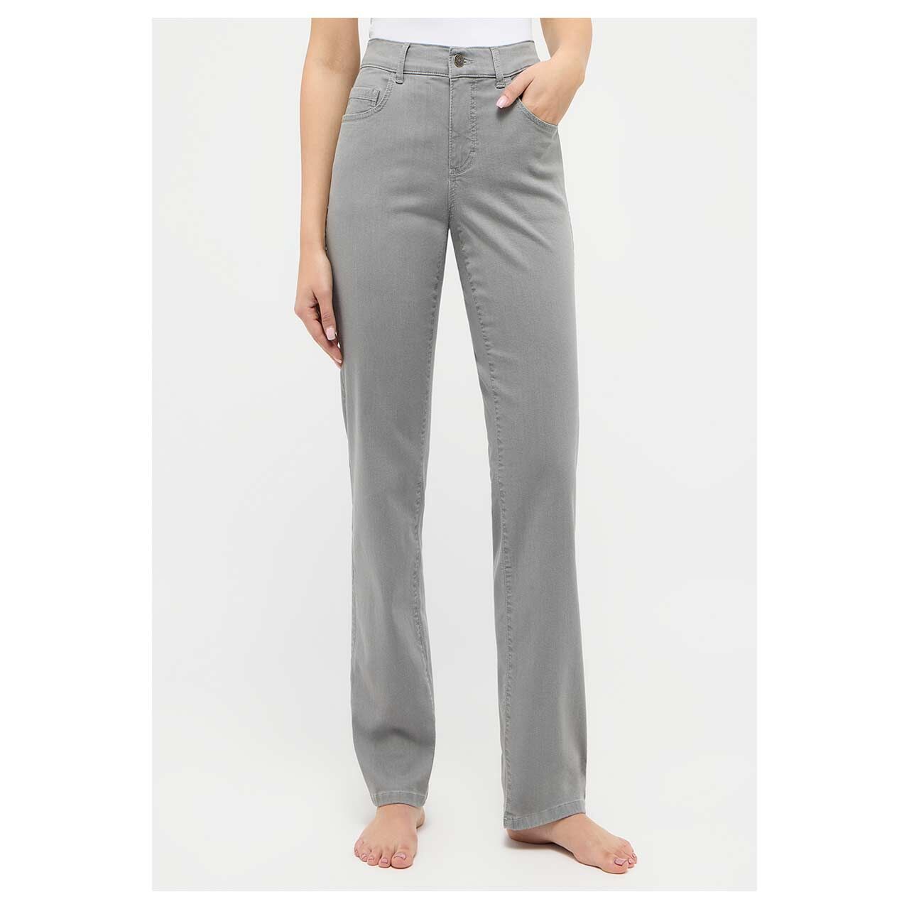 Damenjeans Dolly von Angels in Grau, Vorderansicht am Model