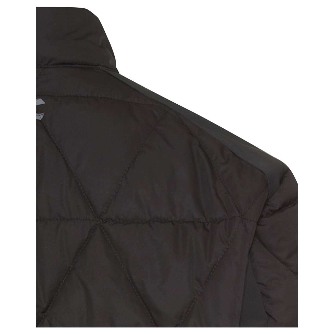 Herren Jacke Quilted Blouson von Camel active in Dunkelgrau, detaillierte Rückansicht