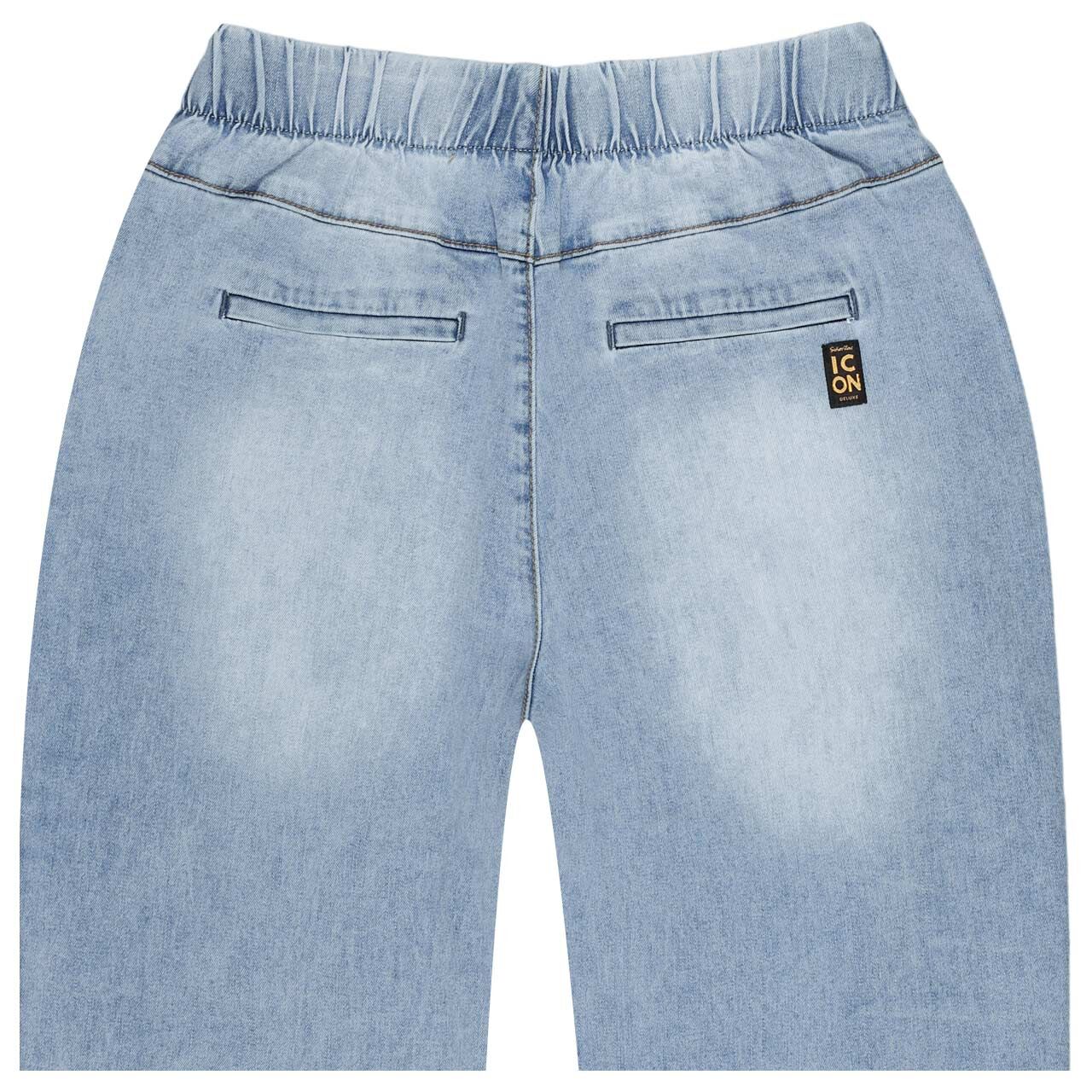 Damen 7/8 Jeans Heartbreaker von Senoritas ICON in Hellblau, detaillierte Rückansicht