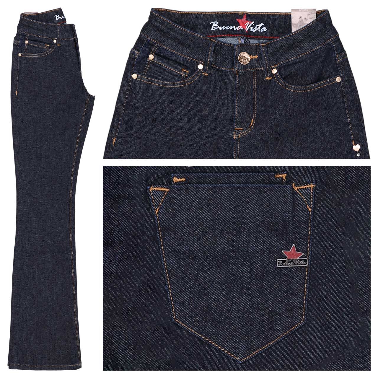 Buena Vista Italy K Bootcut Stretch Denim Jeans raw denim
