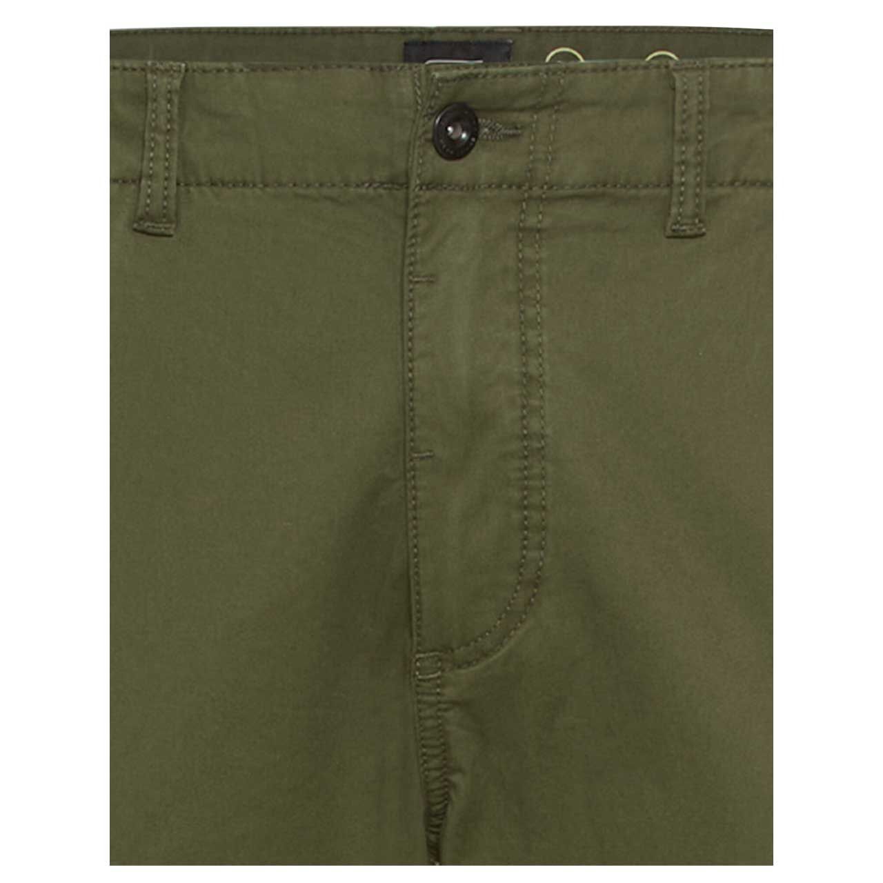 Herren Cargo Baumwollhose Houston von Camel active in Grün, detaillierte Vorderansicht