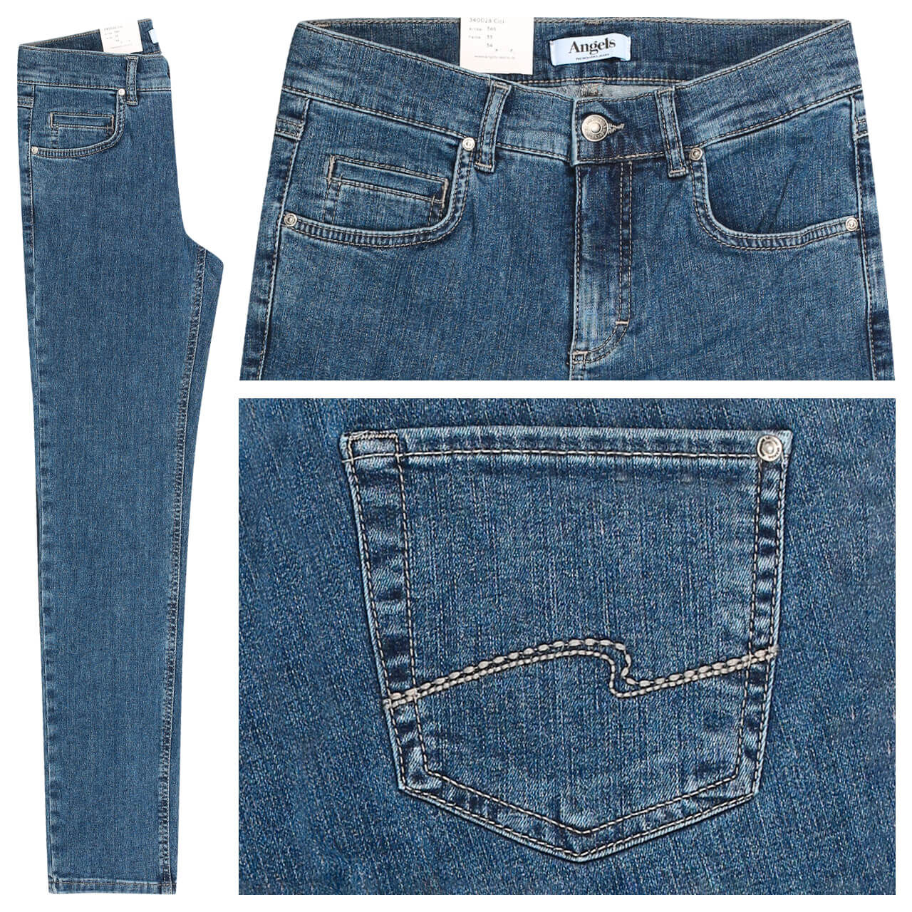 Angels Cici Jeans mid blue Angels Cici Jeans mid blue
