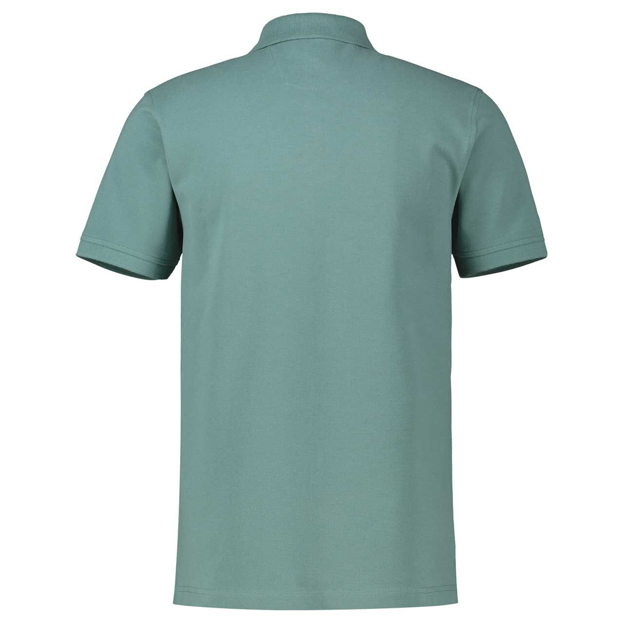 Herren Piqué Poloshirt von Lerros in Petrol mit der Farbnummer 429, Rückansicht