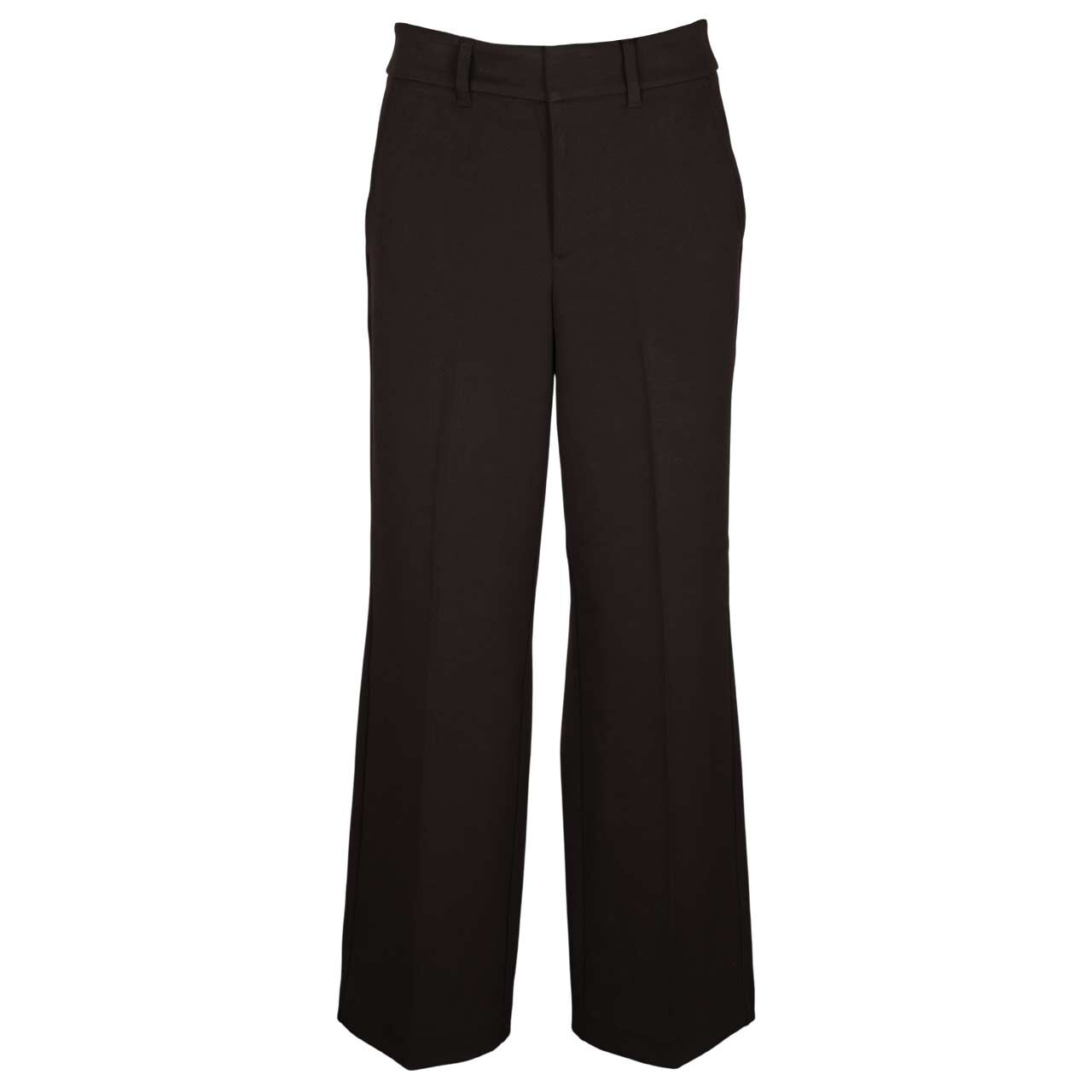 s.Oliver Damen Wideleg Hose bitter chocolate structure