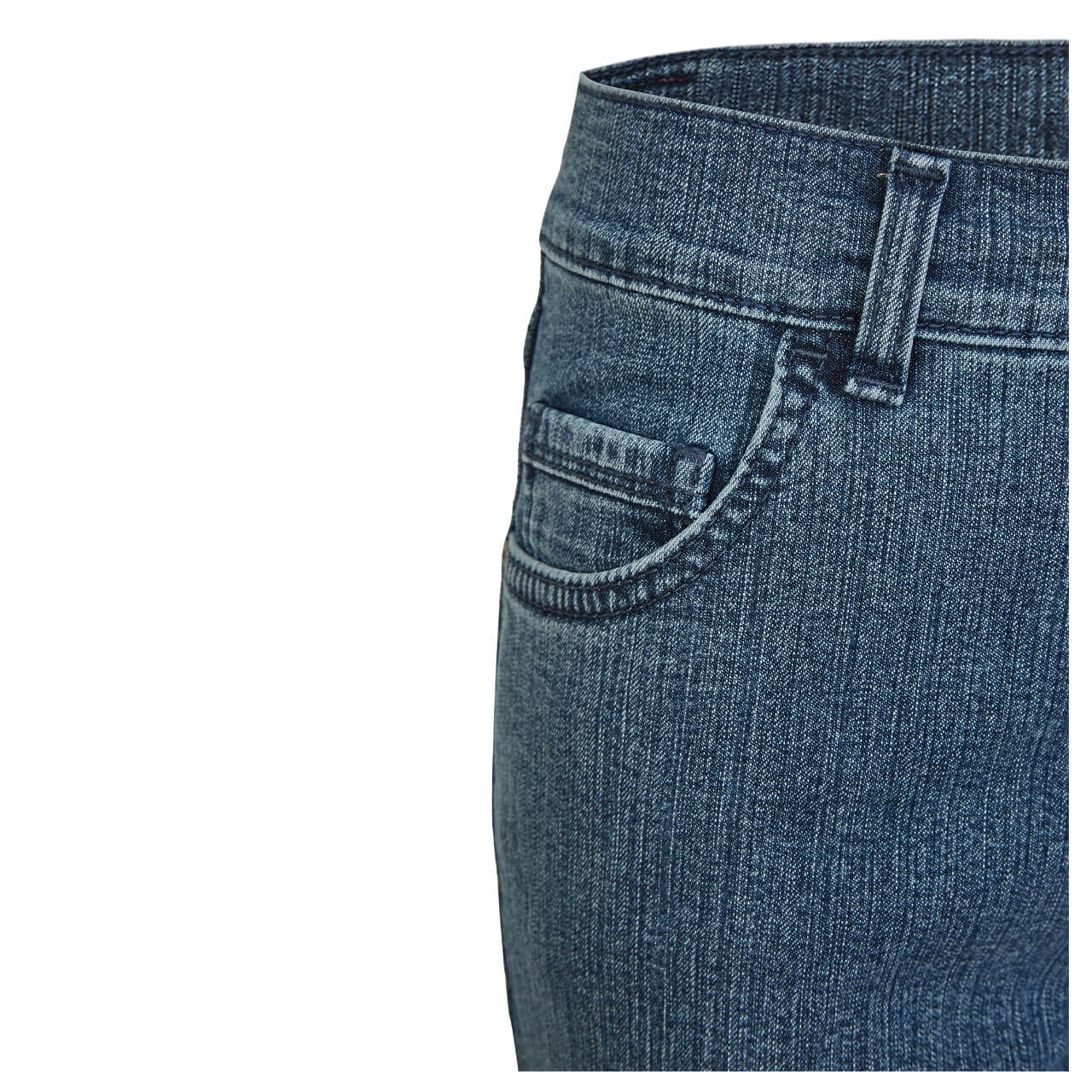 angels-jeans-dolly-stone-detail2 Damenjeans Dolly von Angels in Blau, Detailansicht vordere Tasche