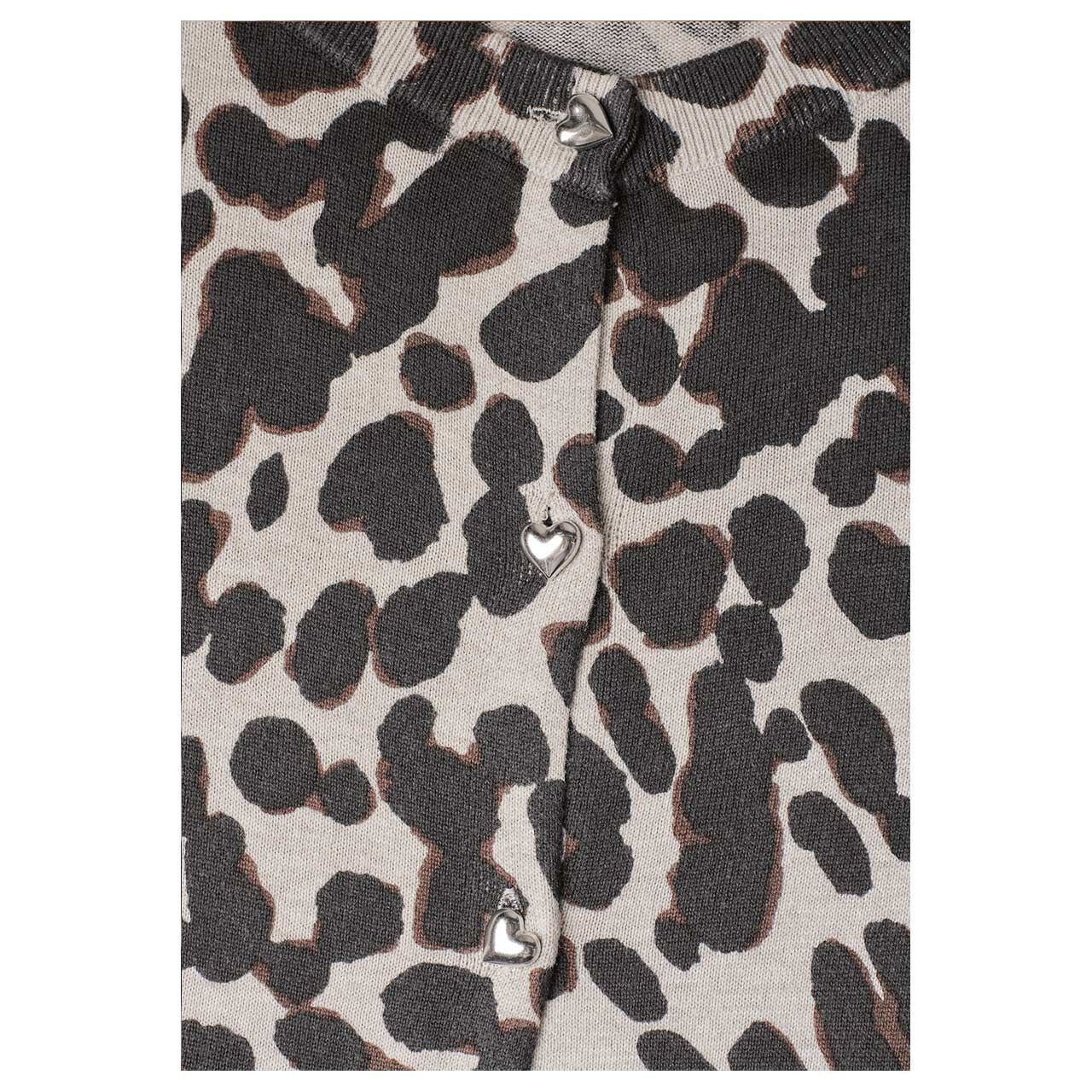 Street One Studio Damen Strickjacke Printed Cardigan light biscuit sand melange