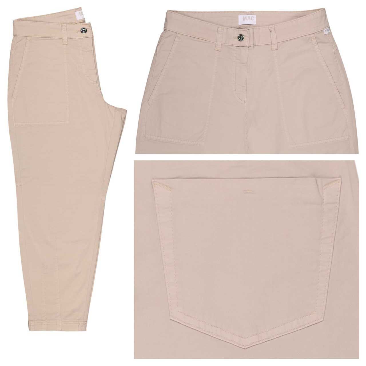 MAC Ebby 2.3 7/8 Baumwollhose smoothly beige