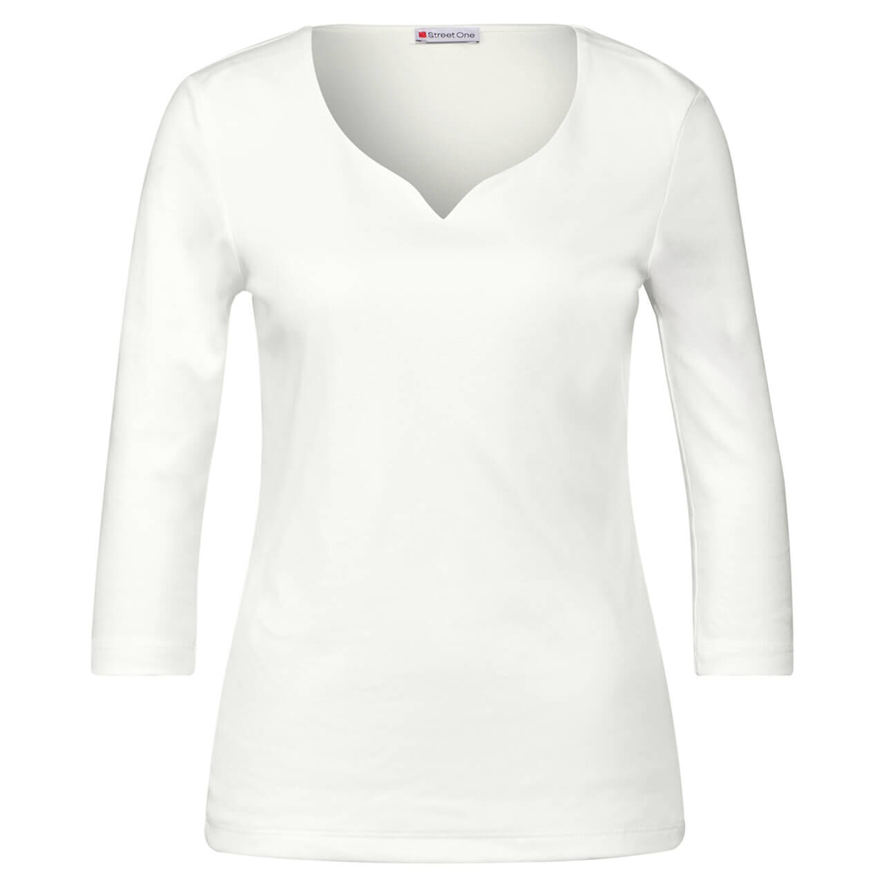 Street One Damen 3/4 Arm Shirt Ada off white