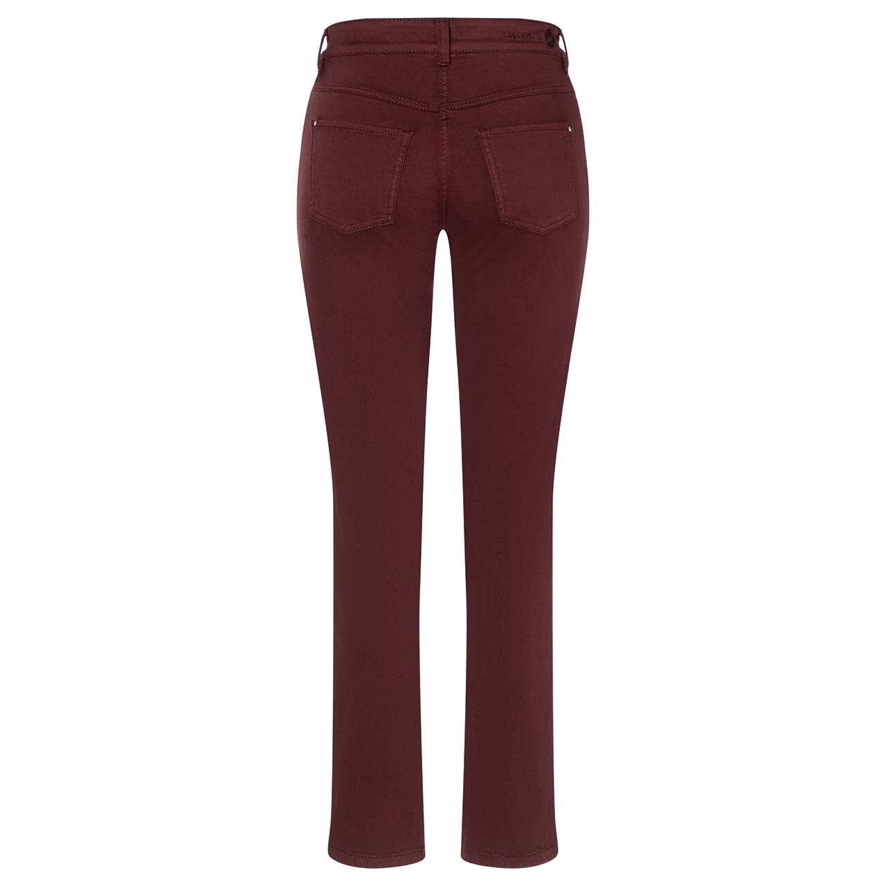 Stretch Damenjeans Dream von MAC in Burgunderrot, Rückansicht