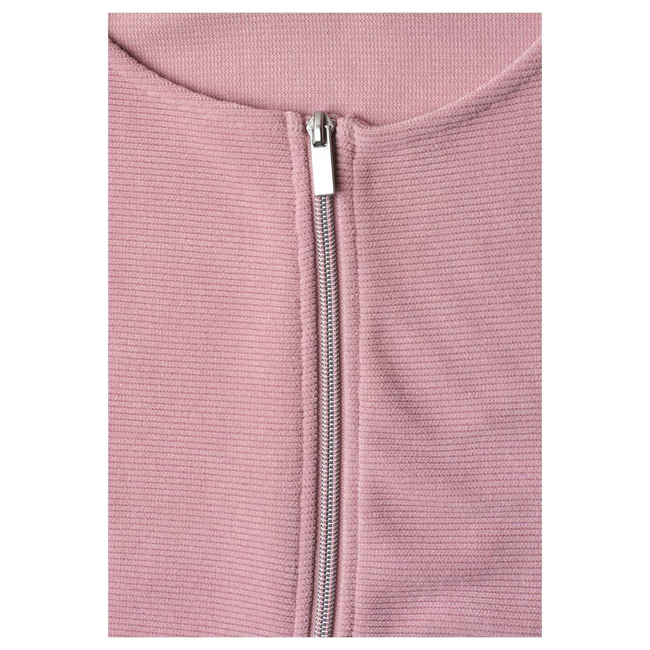 Street One Damen Cord Strickjacke Structure Jacket vintage blush